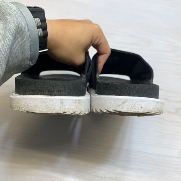 Nike Asuna Slides Sport Sandals Black Sail/White CW9707-002 Women's Size 9 - Picture 4 of 8